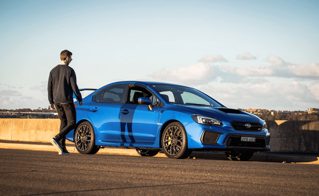 blue subaru wrx 2020