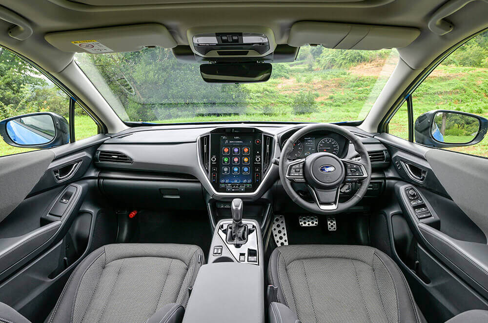 MY23 Subaru Crosstrek review interior