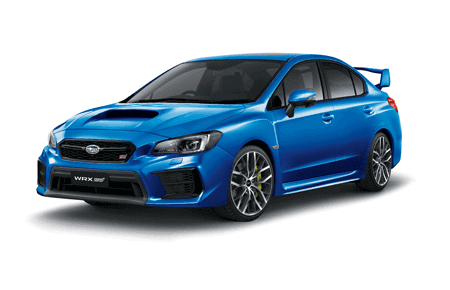 Blue Subaru WRX