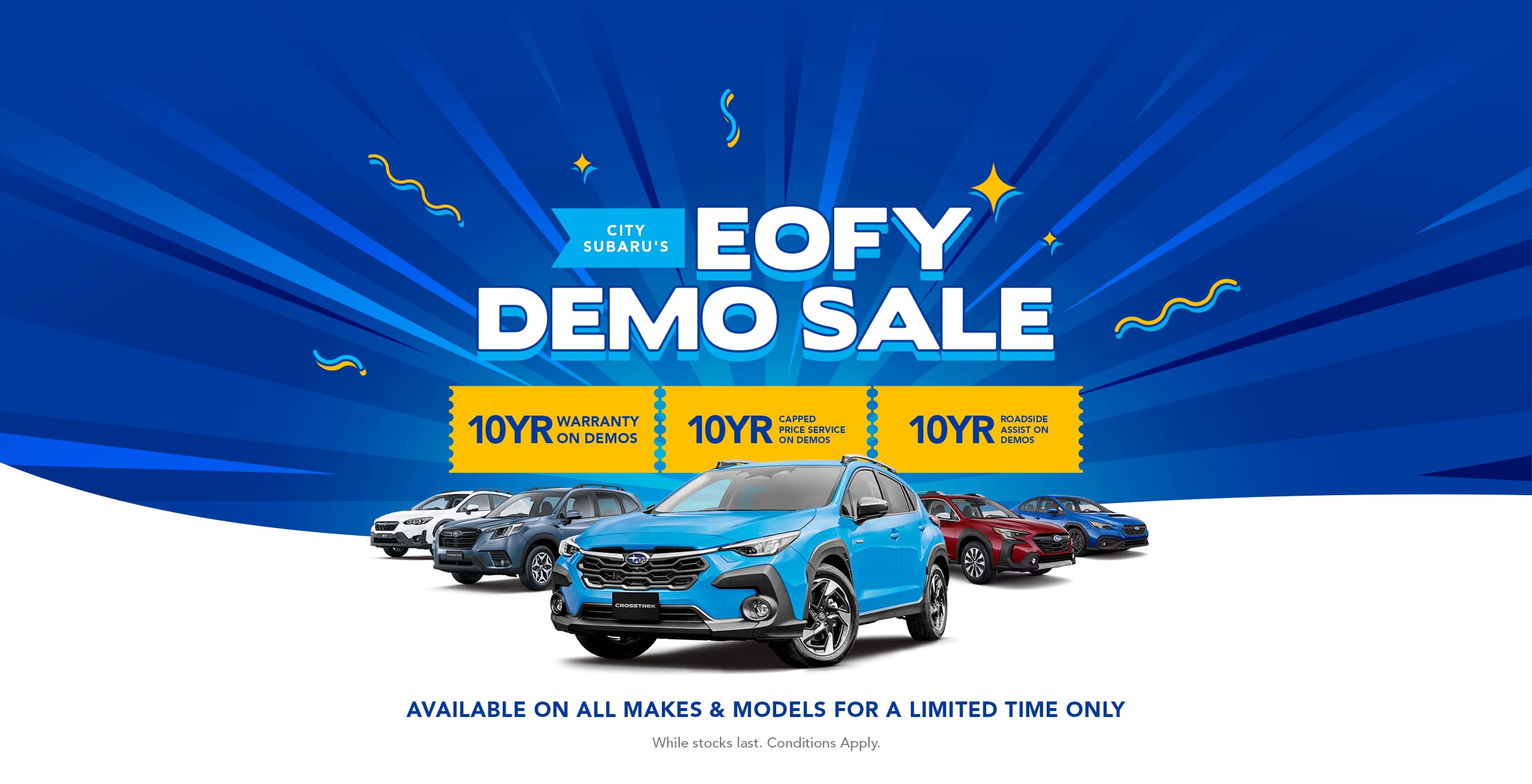 EOFY Subaru Demo Cars Sale Campaign