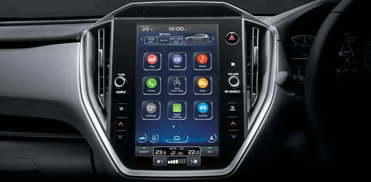 New infotainment system and smart connectivity - Subaru Crosstrek for Sale Perth