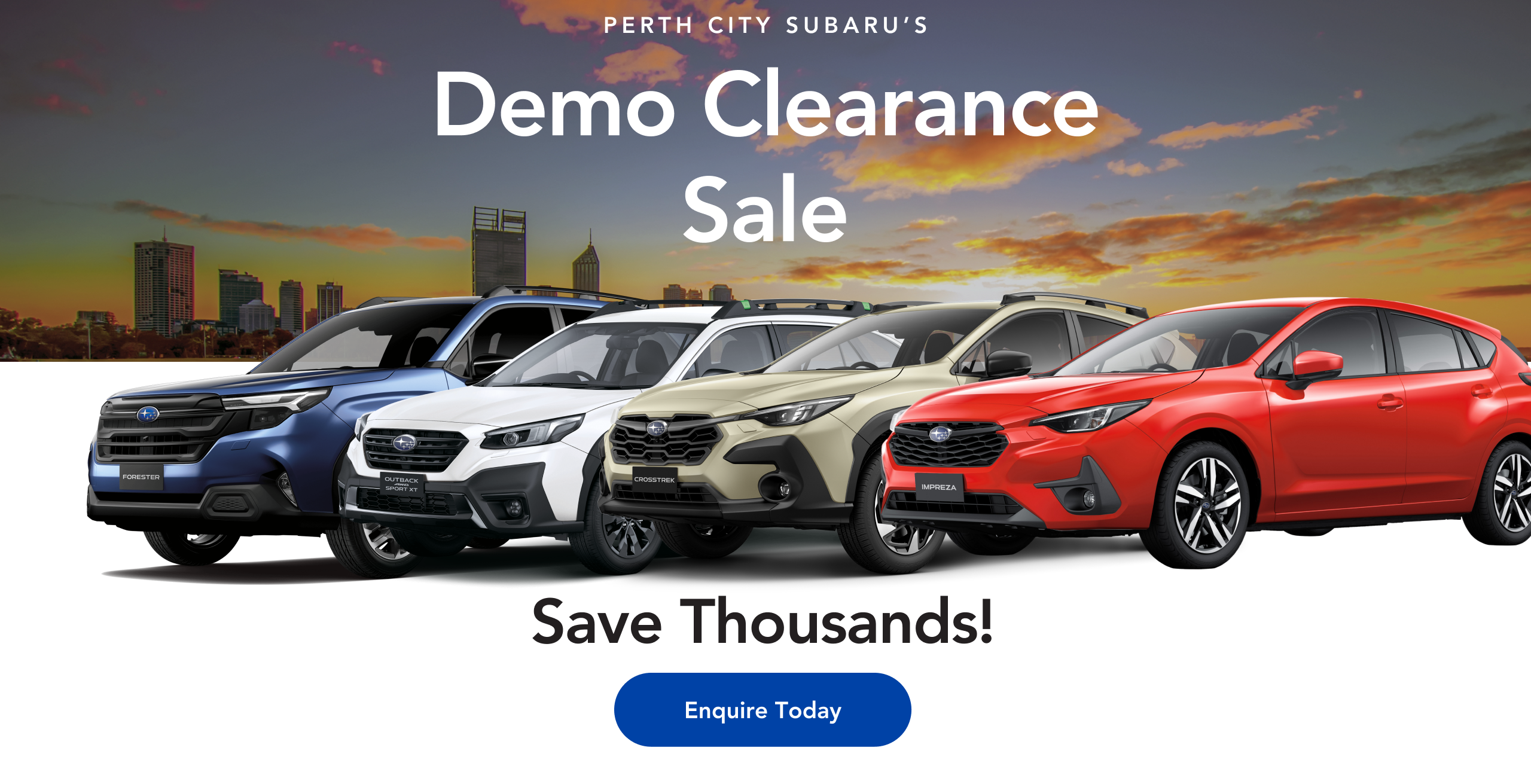 subaru demo sale